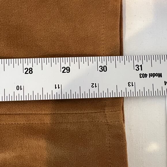 Rafaella Faux Suede Button Down Jacket Women's 16 Belted Tan Moleskin - Picture 9 of 10